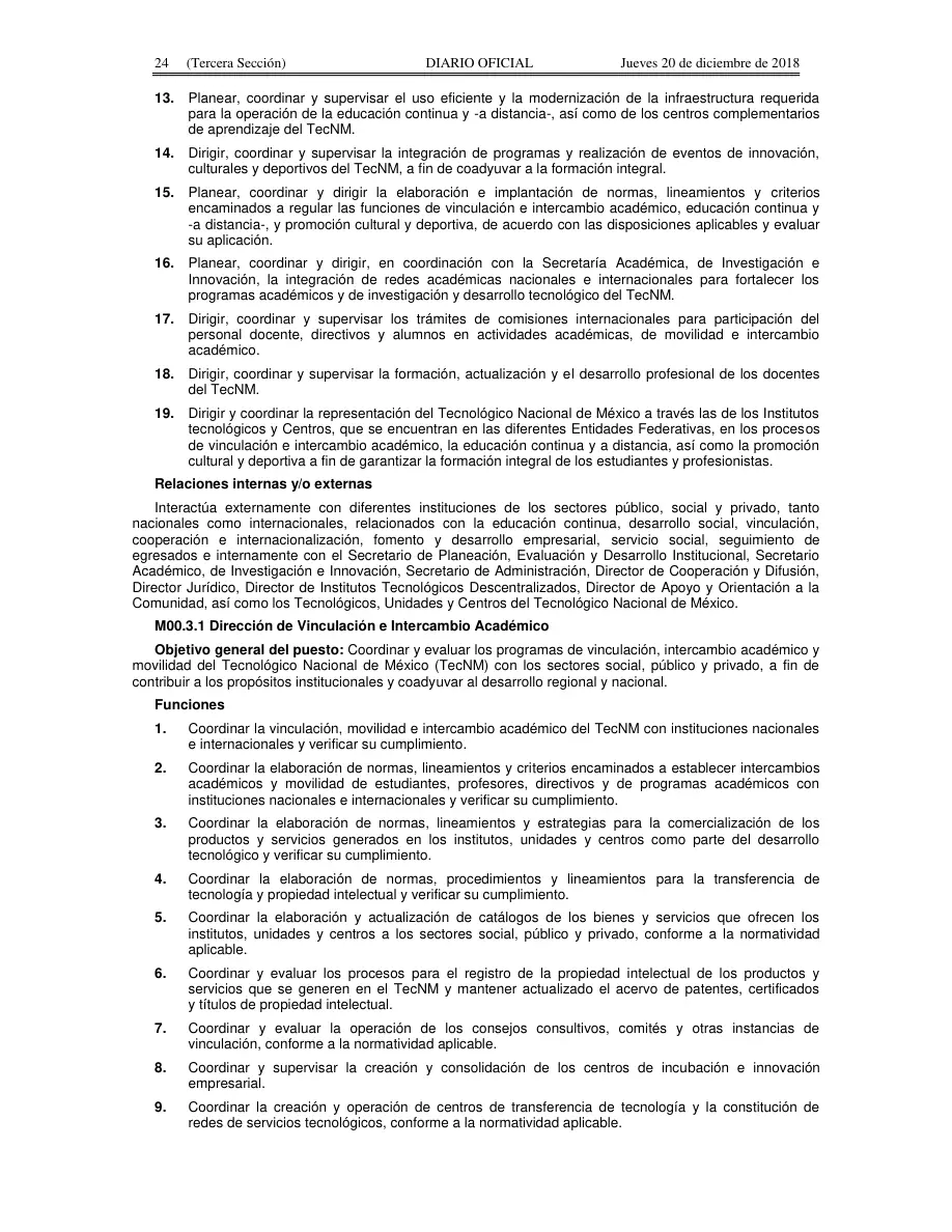 Página 24 de Manual de Organización General del TecNM