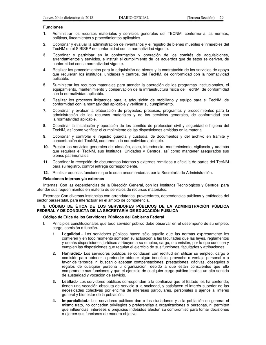 Página 29 de Manual de Organización General del TecNM