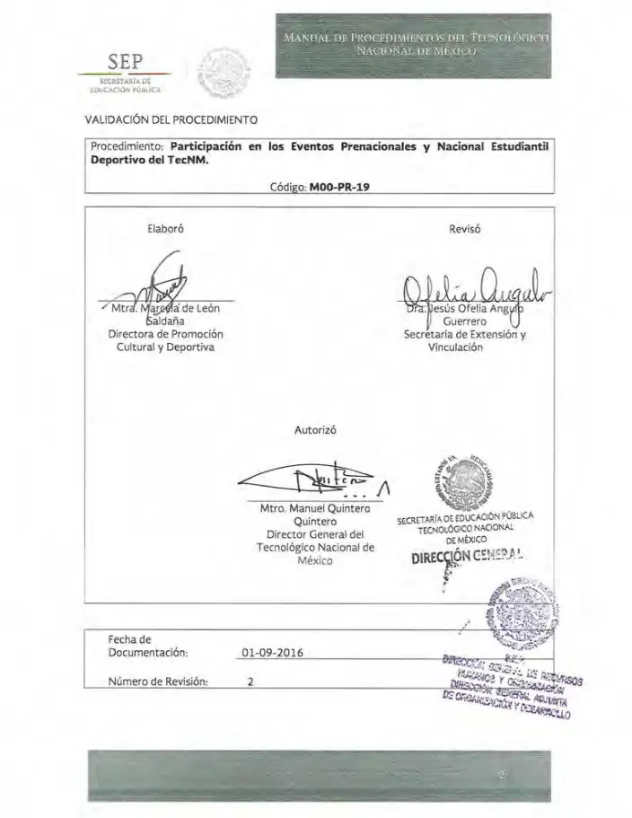Página 127 de Manual de Procedimientos del TecNM