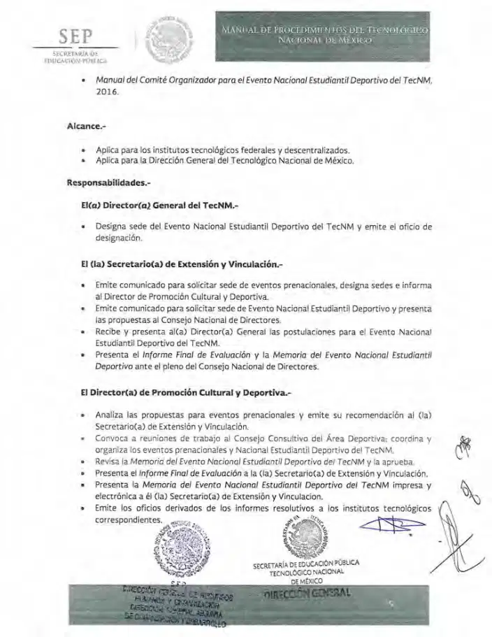 Página 130 de Manual de Procedimientos del TecNM