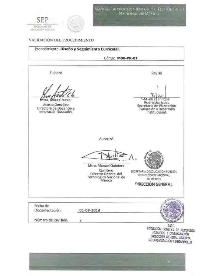 Página 15 de Manual de Procedimientos del TecNM