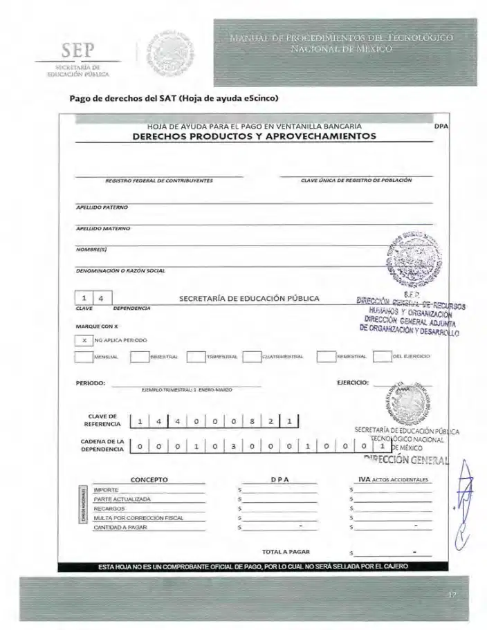 Página 169 de Manual de Procedimientos del TecNM