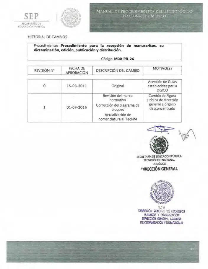 Página 182 de Manual de Procedimientos del TecNM