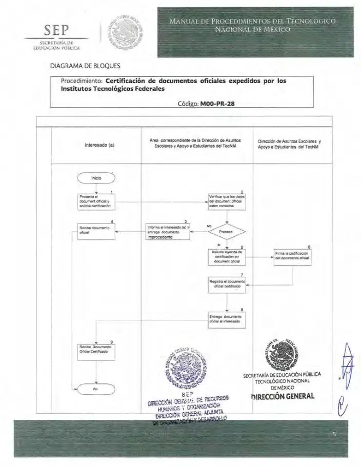 Página 207 de Manual de Procedimientos del TecNM