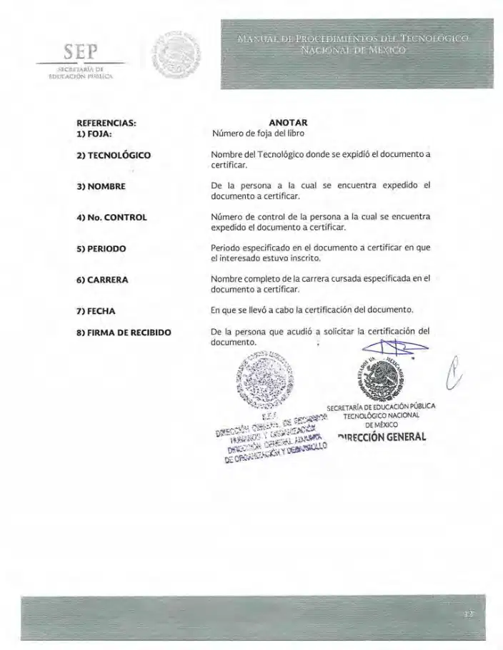 Página 214 de Manual de Procedimientos del TecNM