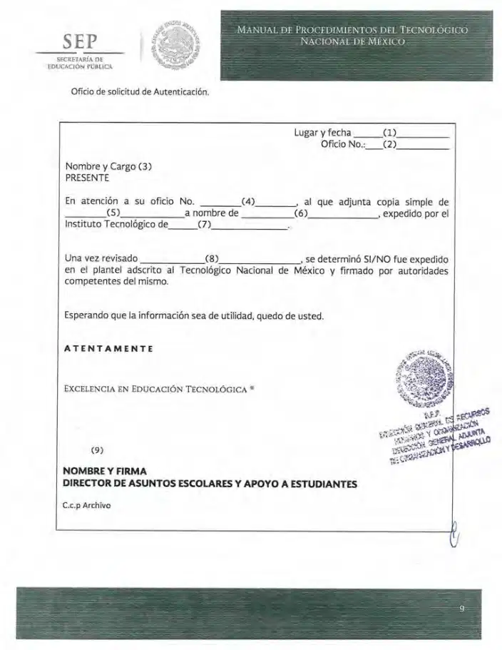 Página 223 de Manual de Procedimientos del TecNM