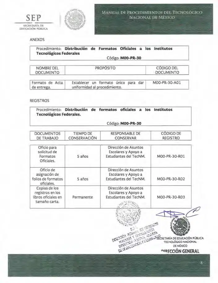 Página 234 de Manual de Procedimientos del TecNM