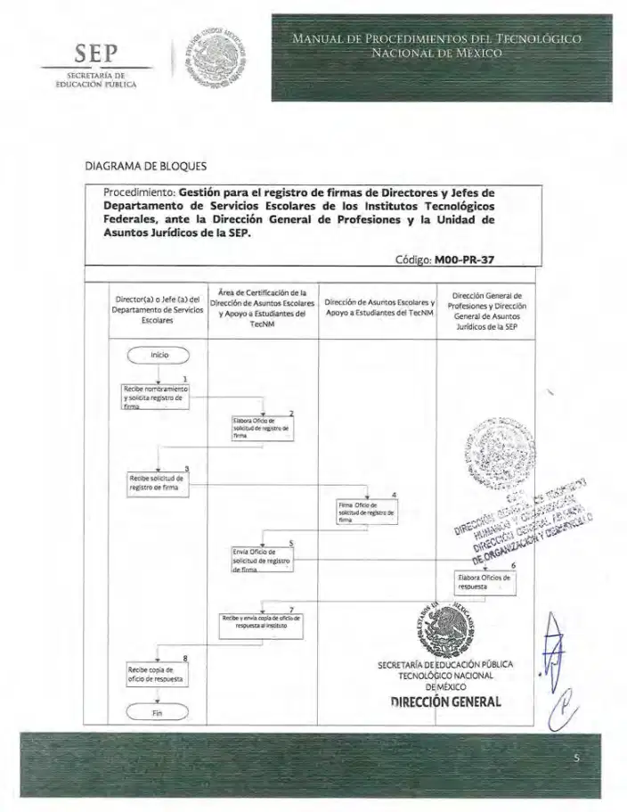 Página 304 de Manual de Procedimientos del TecNM