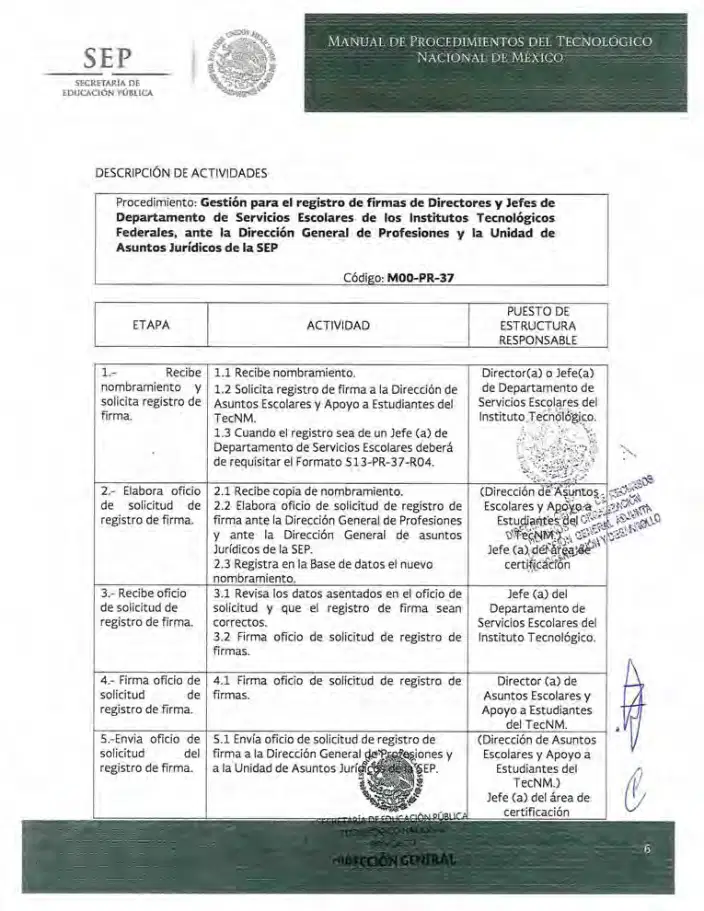 Página 305 de Manual de Procedimientos del TecNM