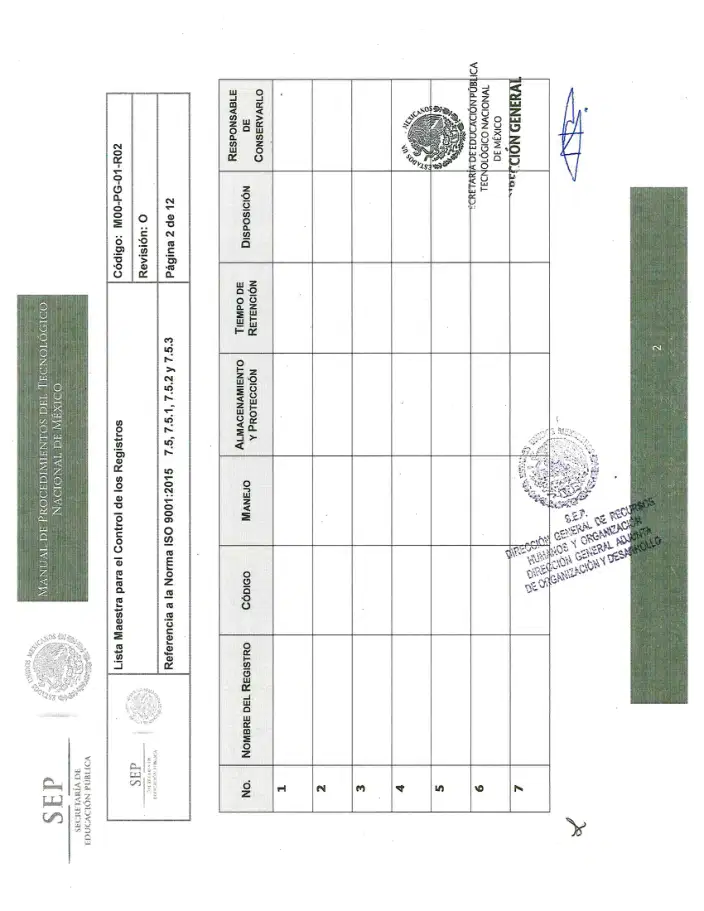 Página 378 de Manual de Procedimientos del TecNM