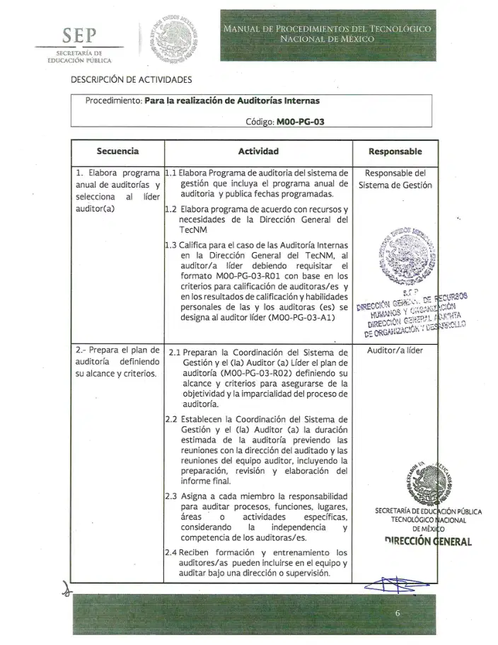 Página 395 de Manual de Procedimientos del TecNM