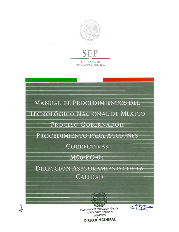 Página 419 de Manual de Procedimientos del TecNM