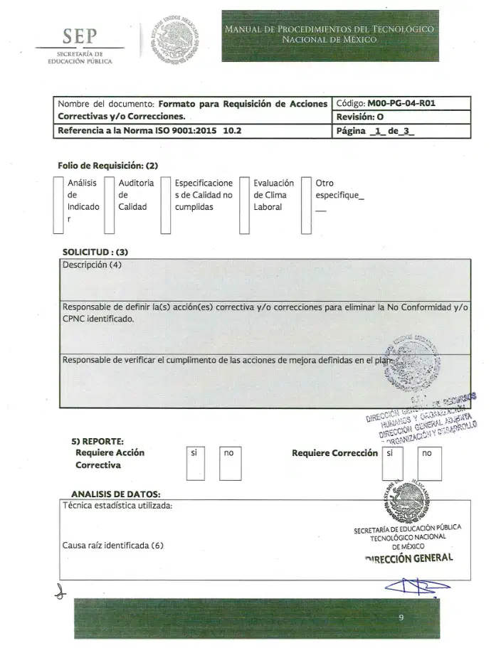 Página 427 de Manual de Procedimientos del TecNM