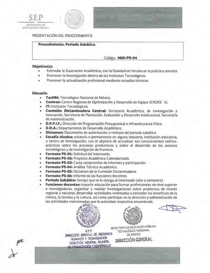 Página 50 de Manual de Procedimientos del TecNM