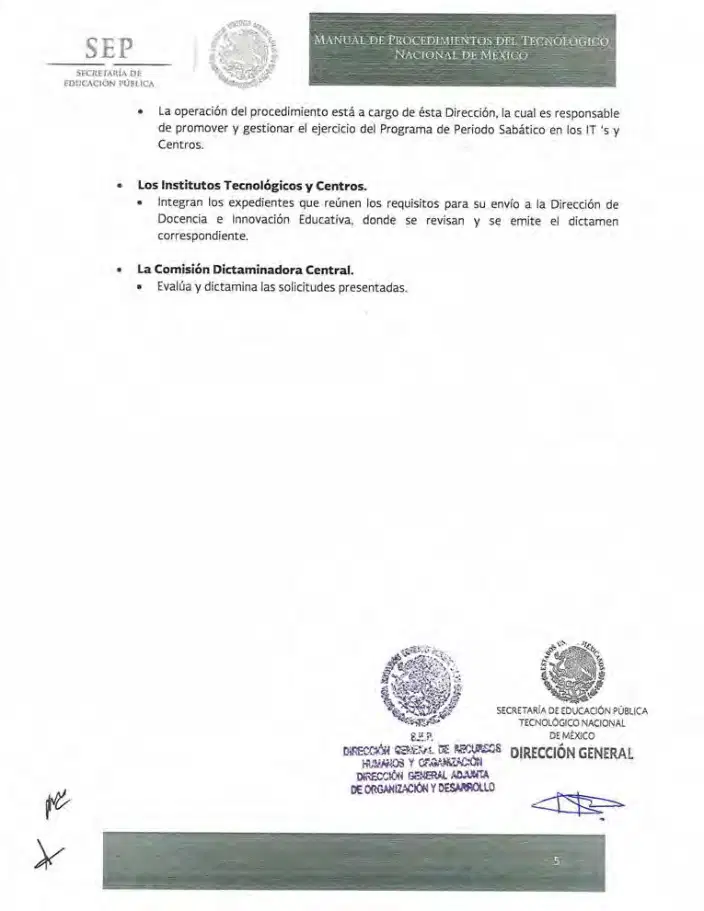 Página 52 de Manual de Procedimientos del TecNM