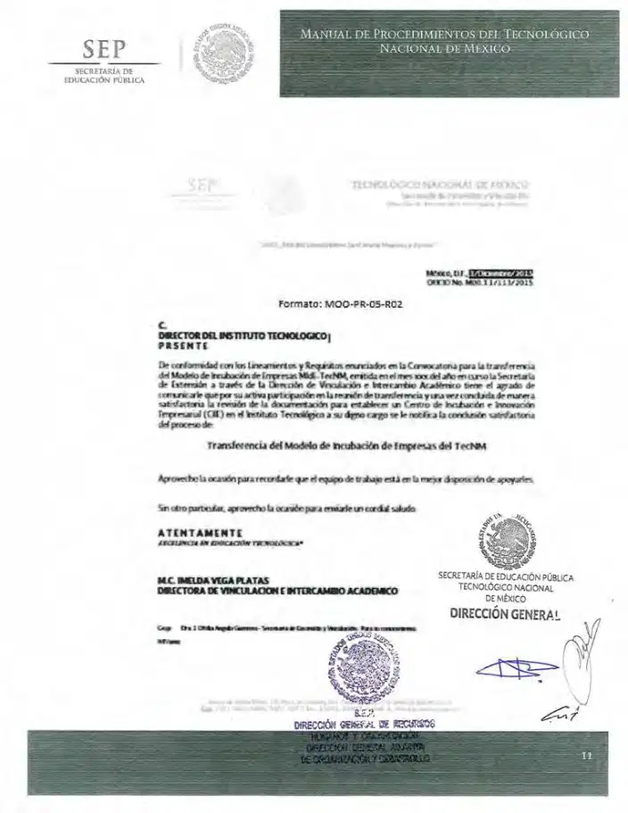 Página 69 de Manual de Procedimientos del TecNM