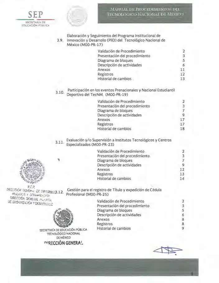 Página 7 de Manual de Procedimientos del TecNM