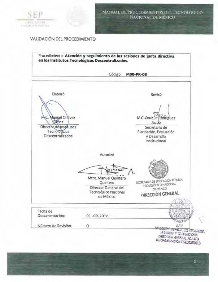 Página 84 de Manual de Procedimientos del TecNM