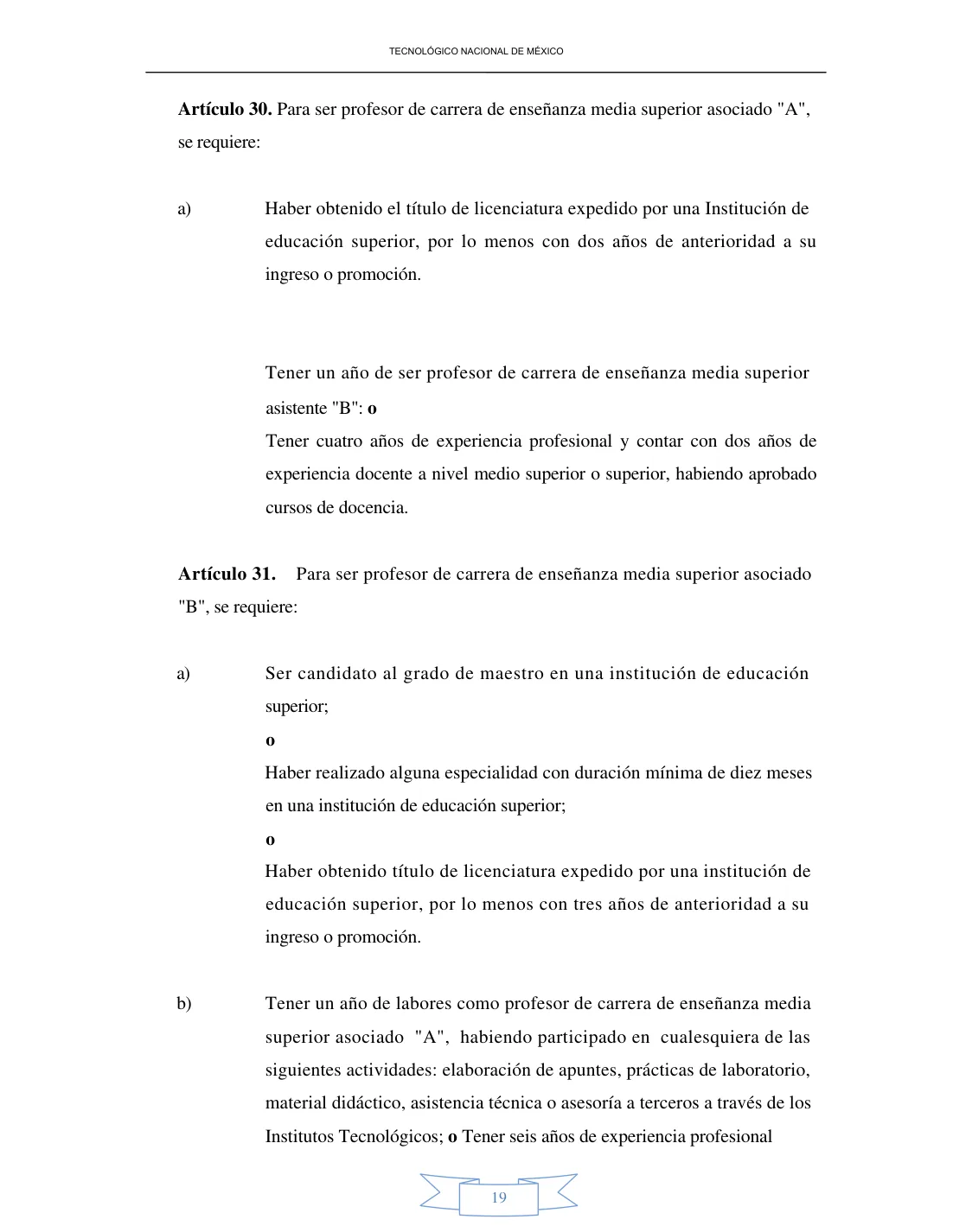 Página 19 de Reglamento Interior de Trabajo del Personal Docente