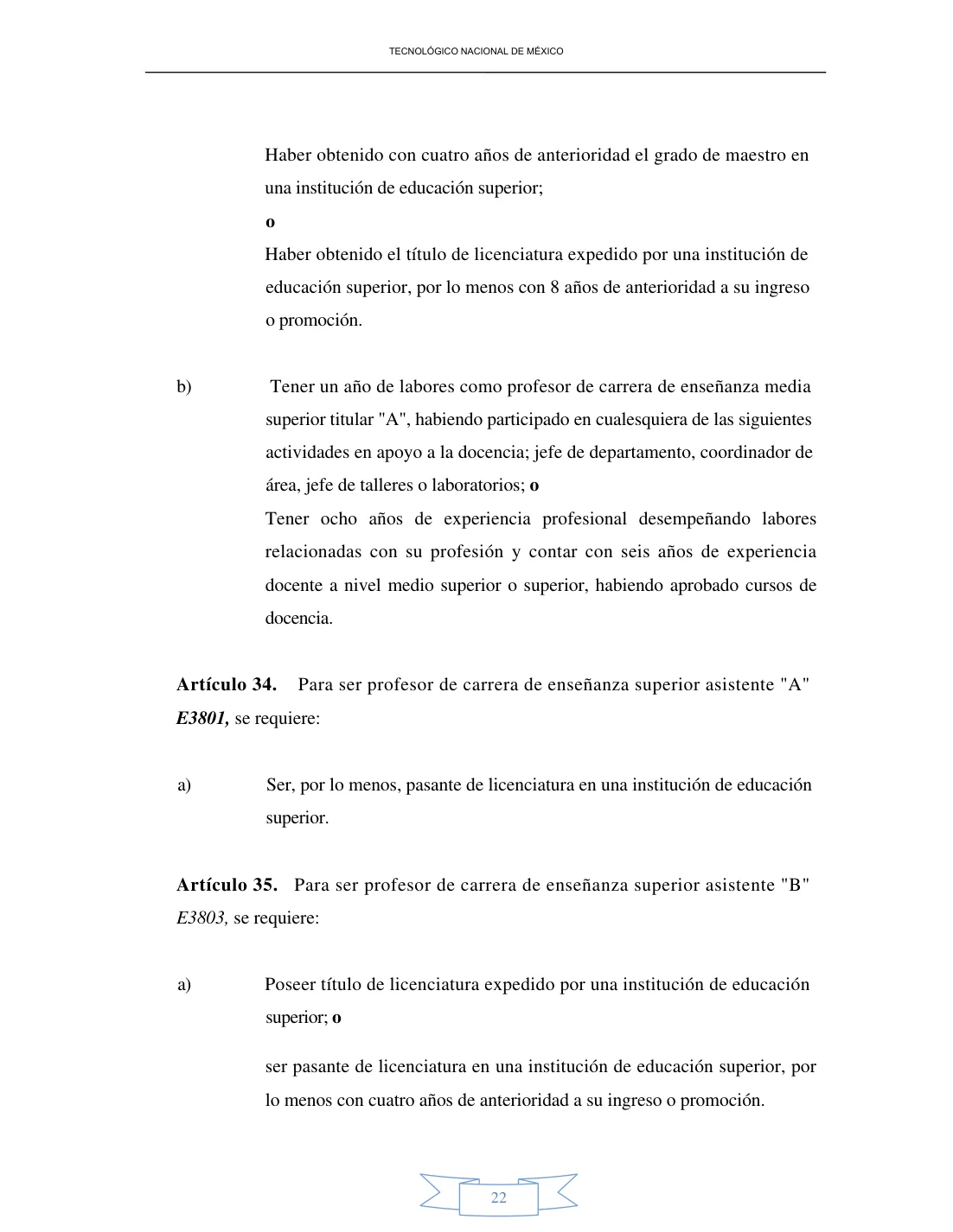 Página 22 de Reglamento Interior de Trabajo del Personal Docente