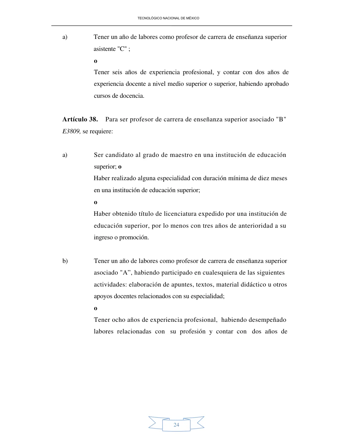 Página 24 de Reglamento Interior de Trabajo del Personal Docente