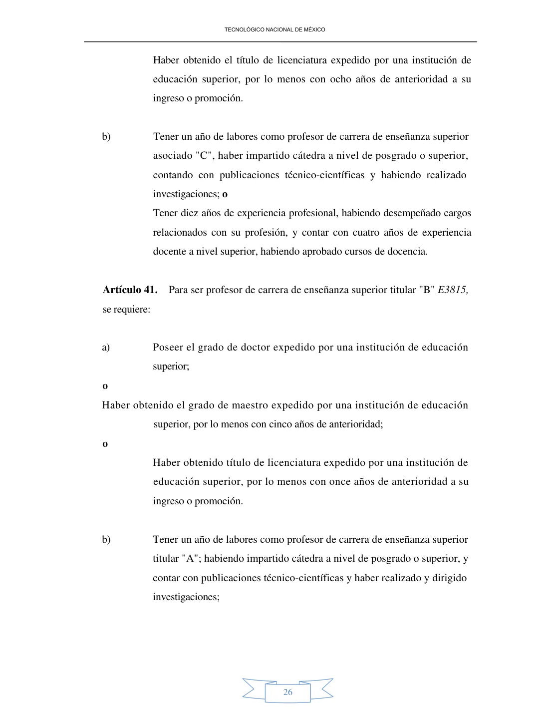 Página 26 de Reglamento Interior de Trabajo del Personal Docente