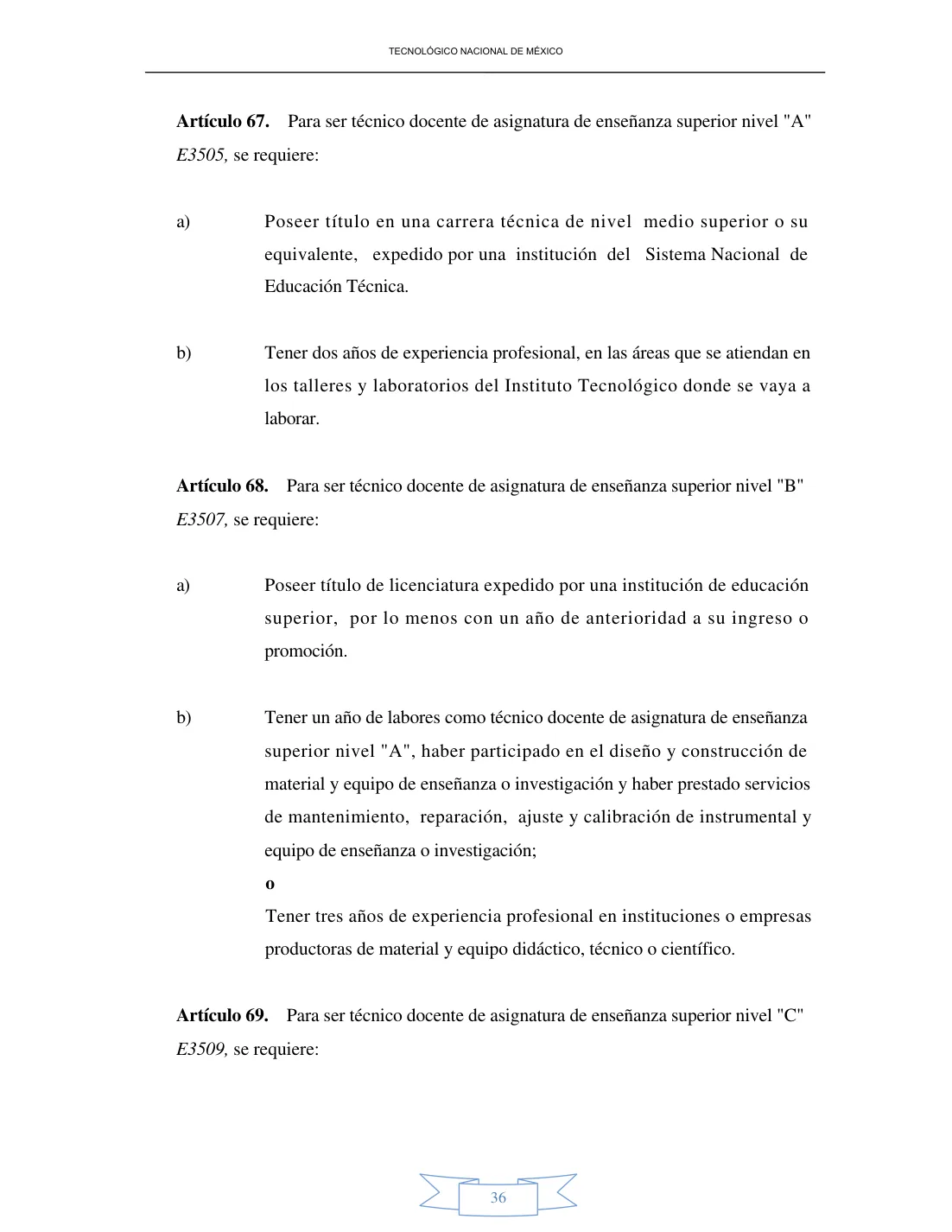 Página 36 de Reglamento Interior de Trabajo del Personal Docente