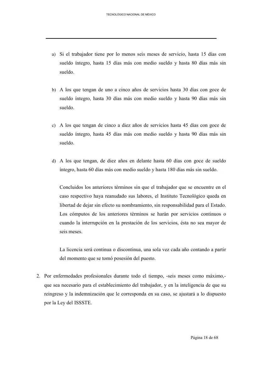 Página 19 de Reglamento Interior de Trabajo del Personal No Docente